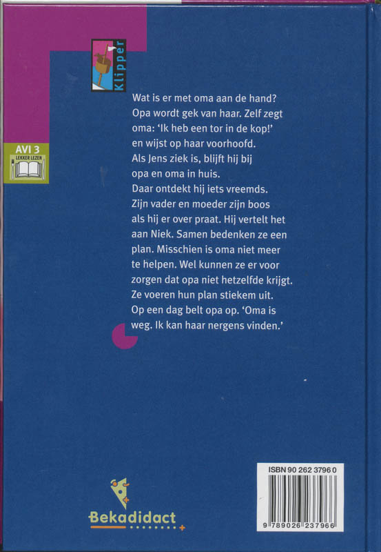 Achterkant van Een hoofd vol vliegen