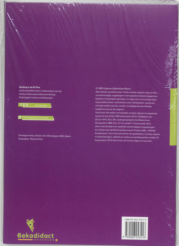 Achterkant van Werkboek basisstof