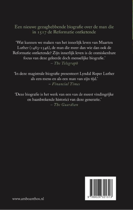Achterkant van Luther