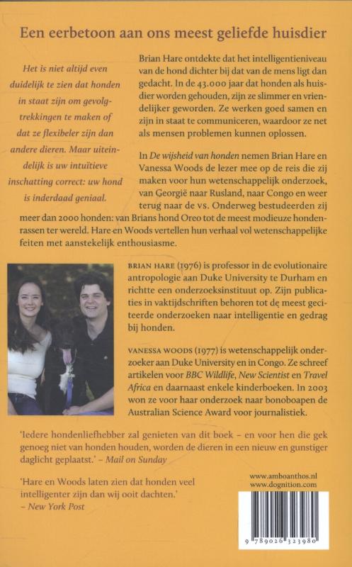 Achterkant van De wijsheid van de honden