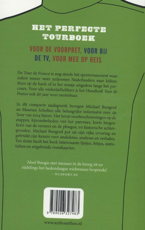 Achterkant van Handboek Tour de France 2014