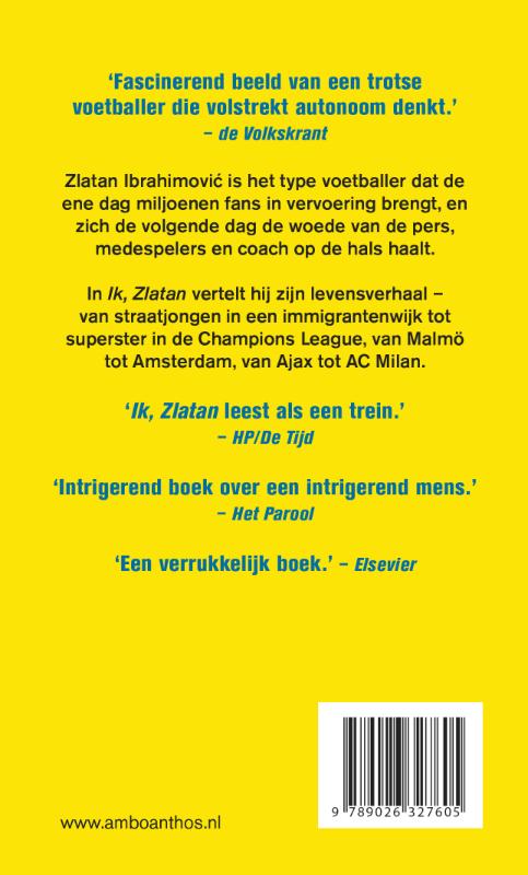 Achterkant van Ik, Zlatan