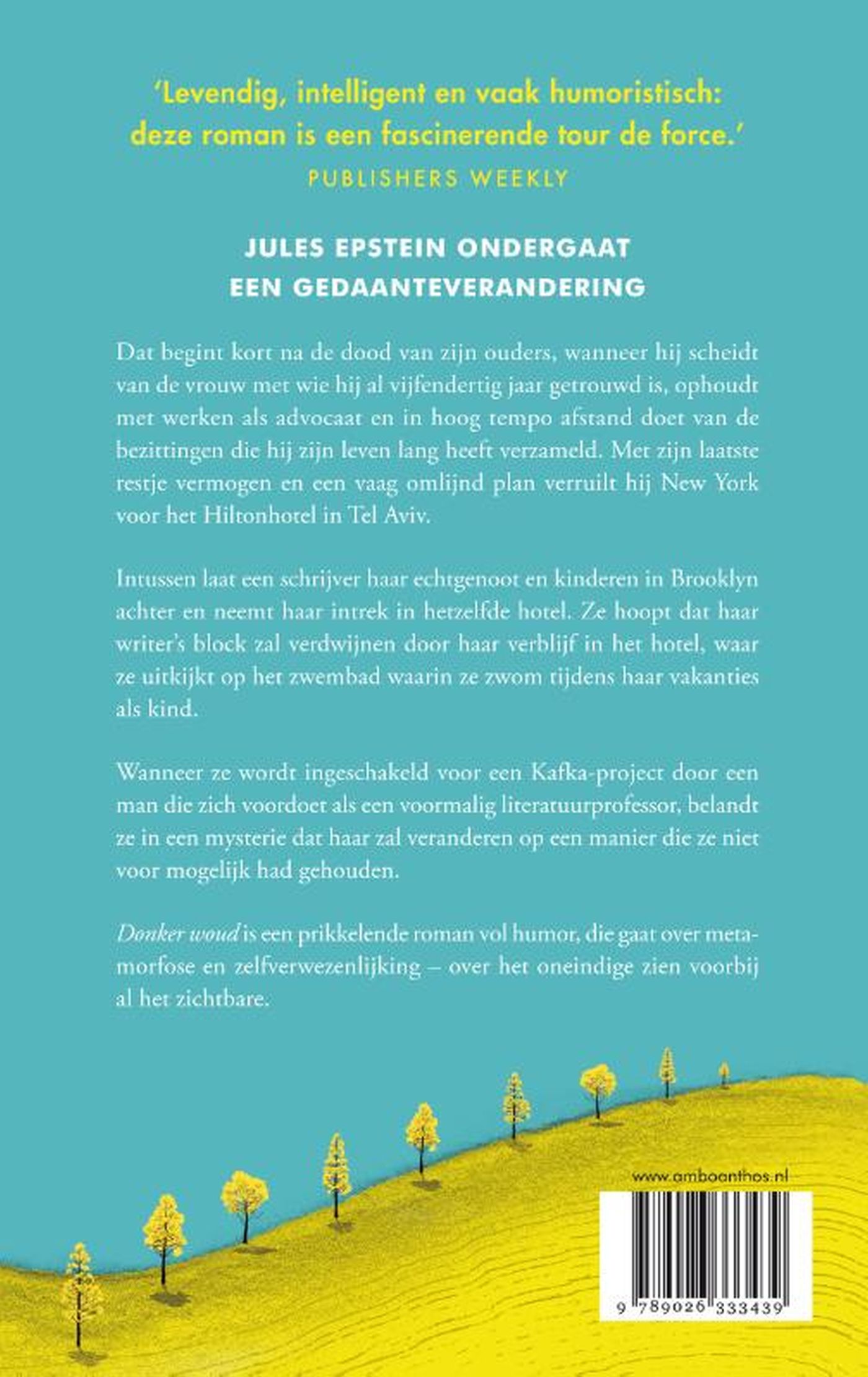 Achterkant van Donker woud