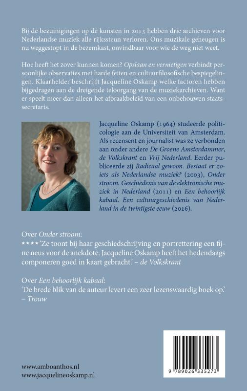 Achterkant van Opslaan en vernietigen