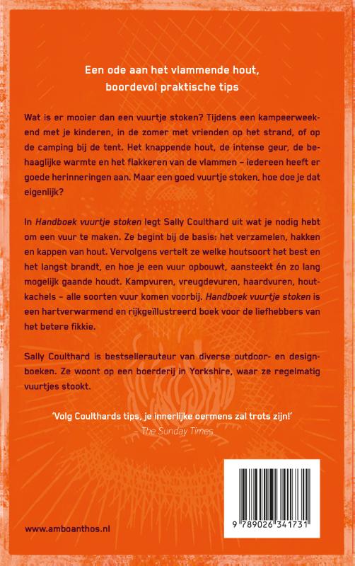 Achterkant van Handboek vuurtje stoken