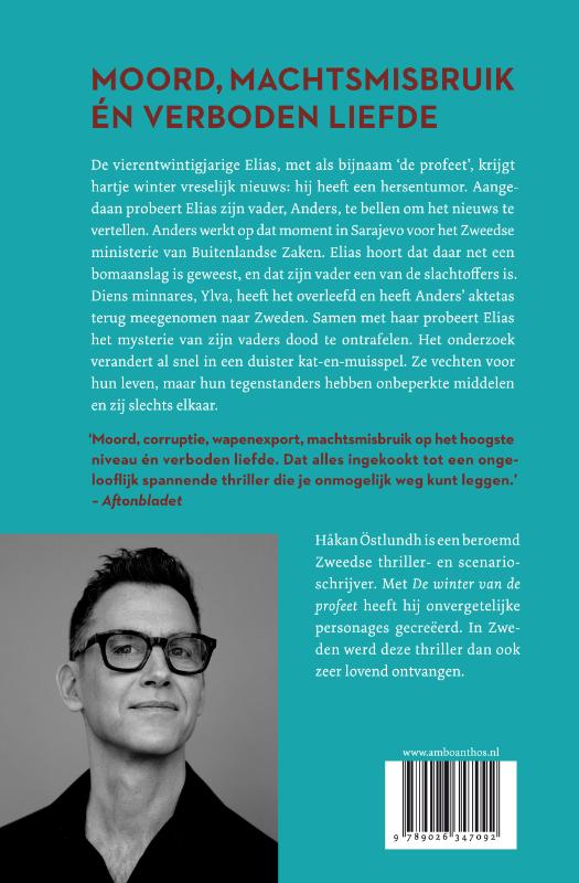 Achterkant van De winter van de profeet