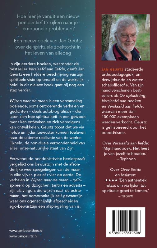 Achterkant van Wijzen naar de maan