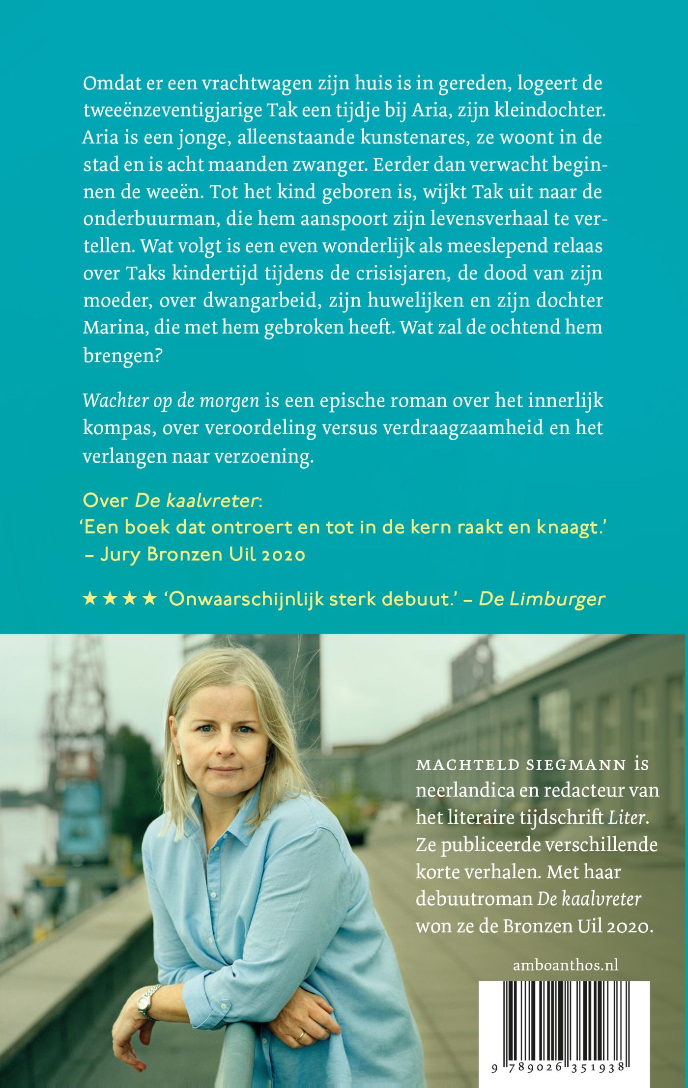Achterkant van Wachter op de morgen