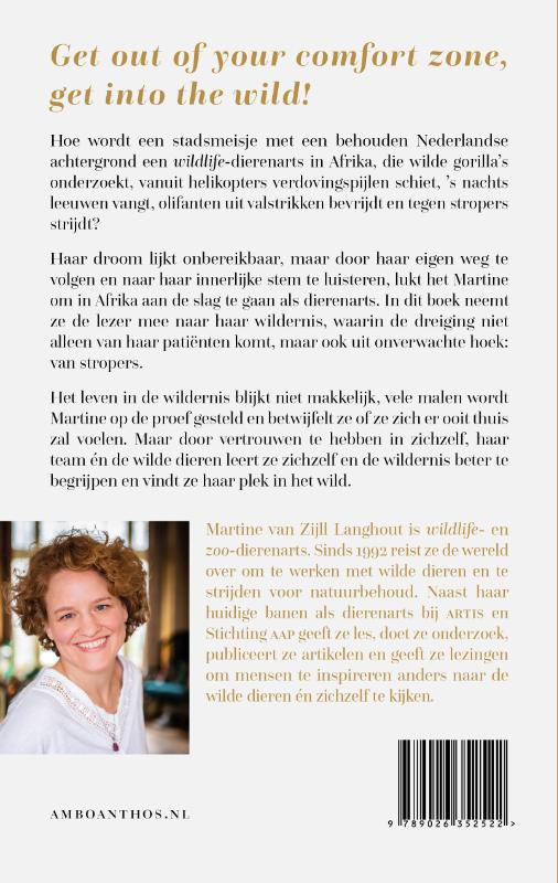 Achterkant van Over leven in het wild