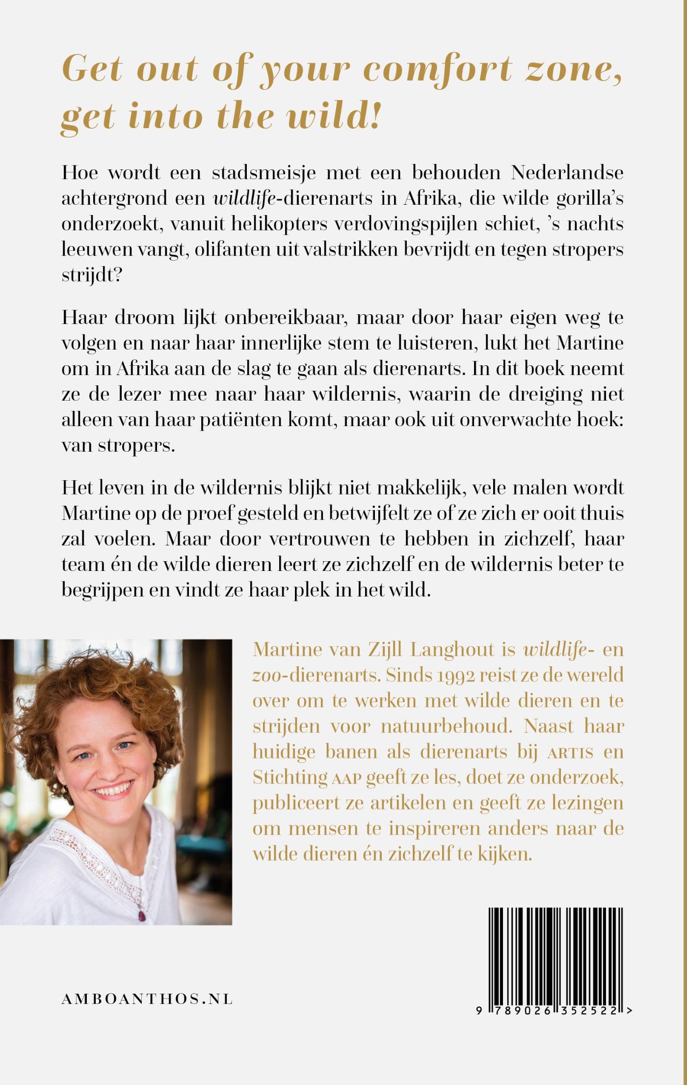 Achterkant van Over leven in het wild