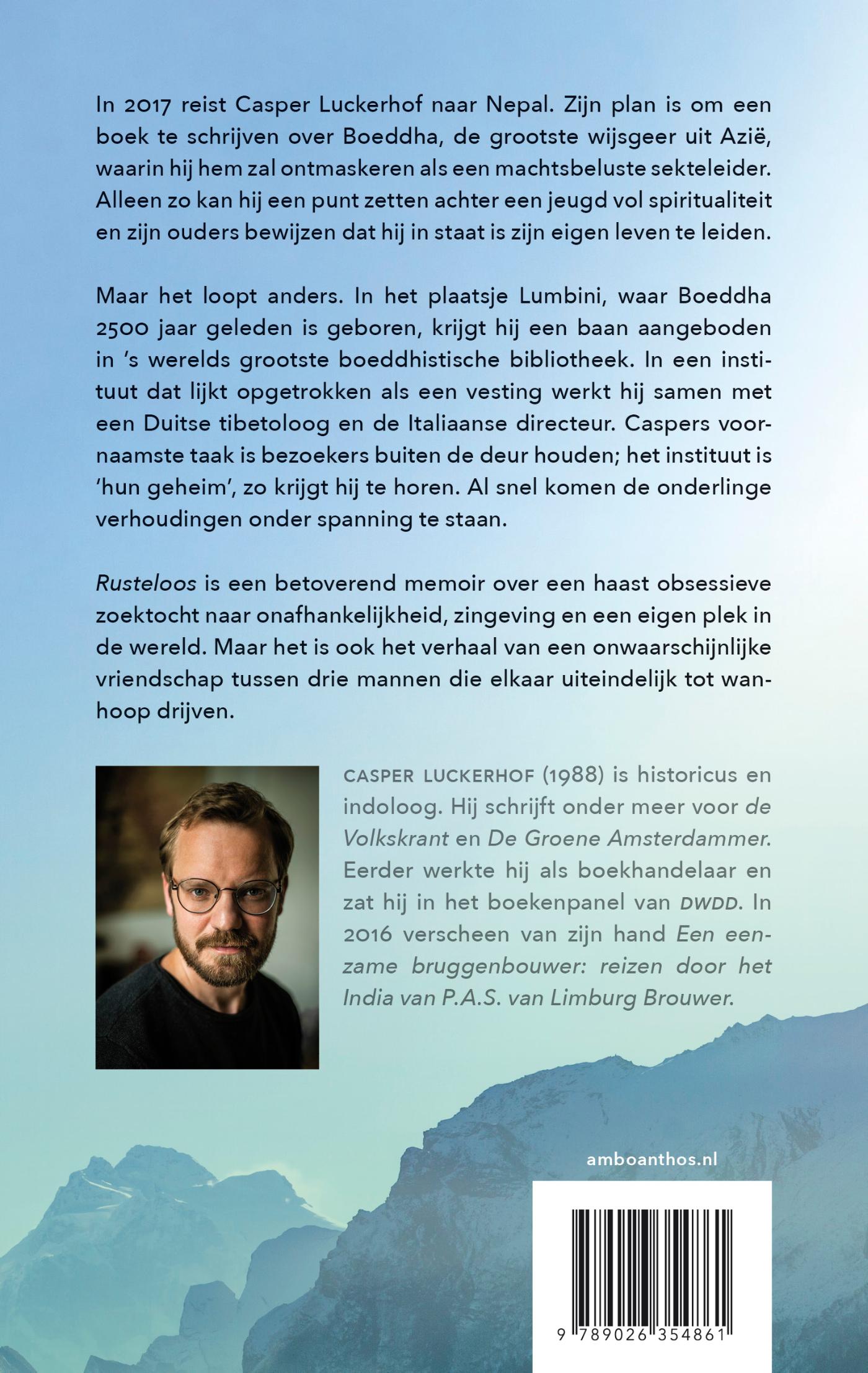 Achterkant van Rusteloos