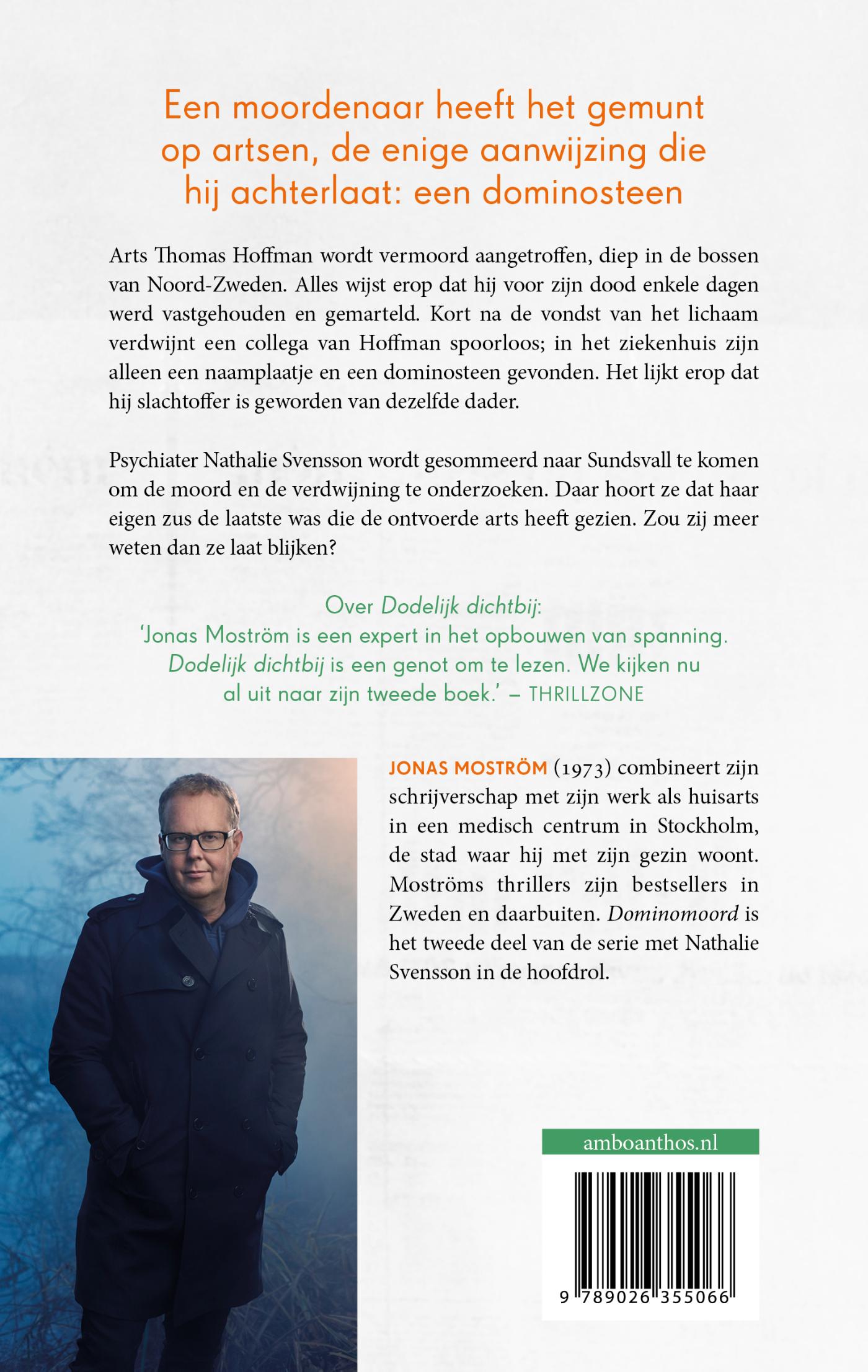 Achterkant van Dominomoord