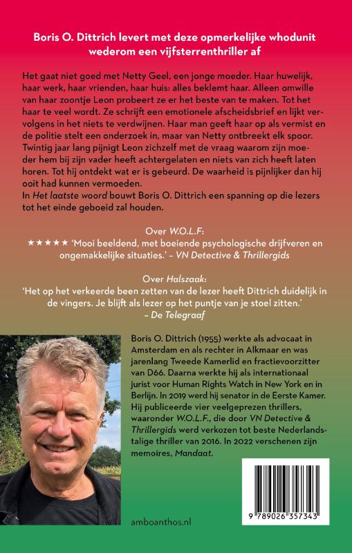 Achterkant van Het laatste woord