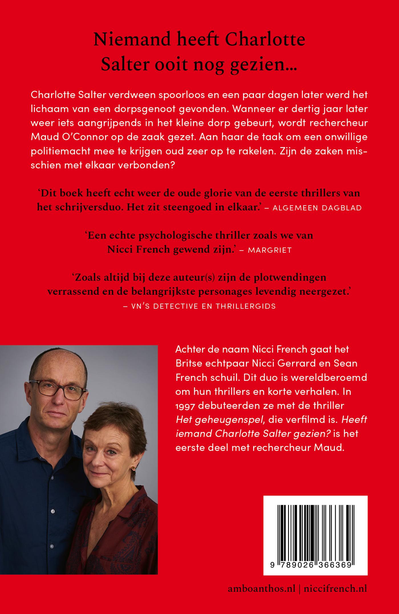 Achterkant van Heeft iemand Charlotte Salter gezien?