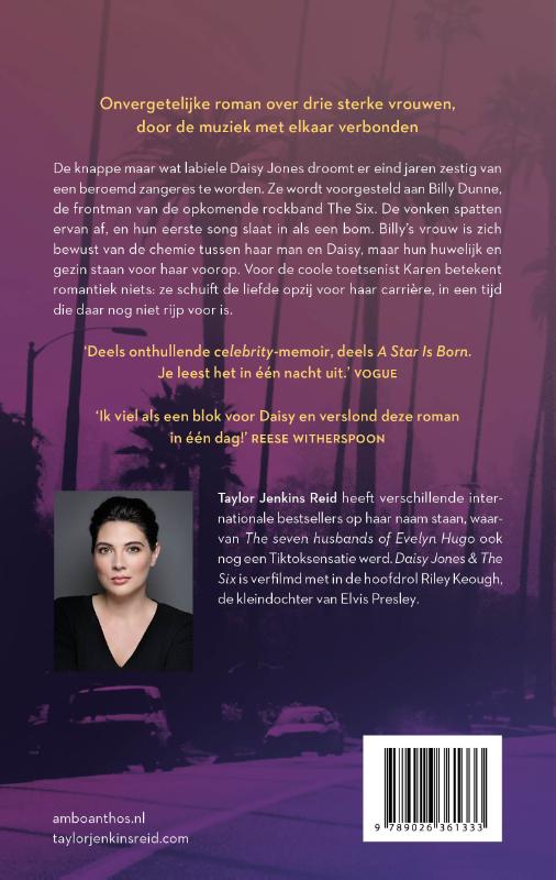 Achterkant van Daisy Jones & The Six