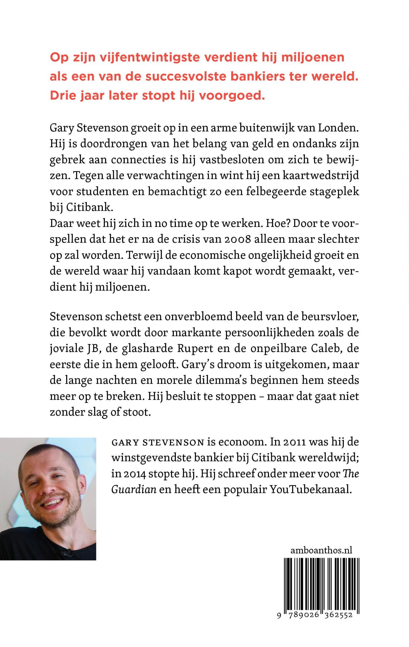 Achterkant van Spelen met geld