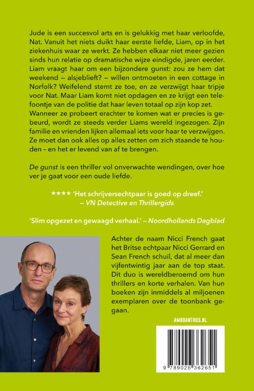 Achterkant van De gunst