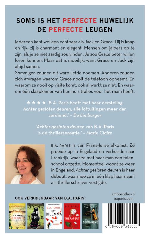 Achterkant van Achter gesloten deuren