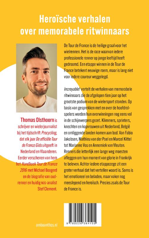 Achterkant van Incroyable!