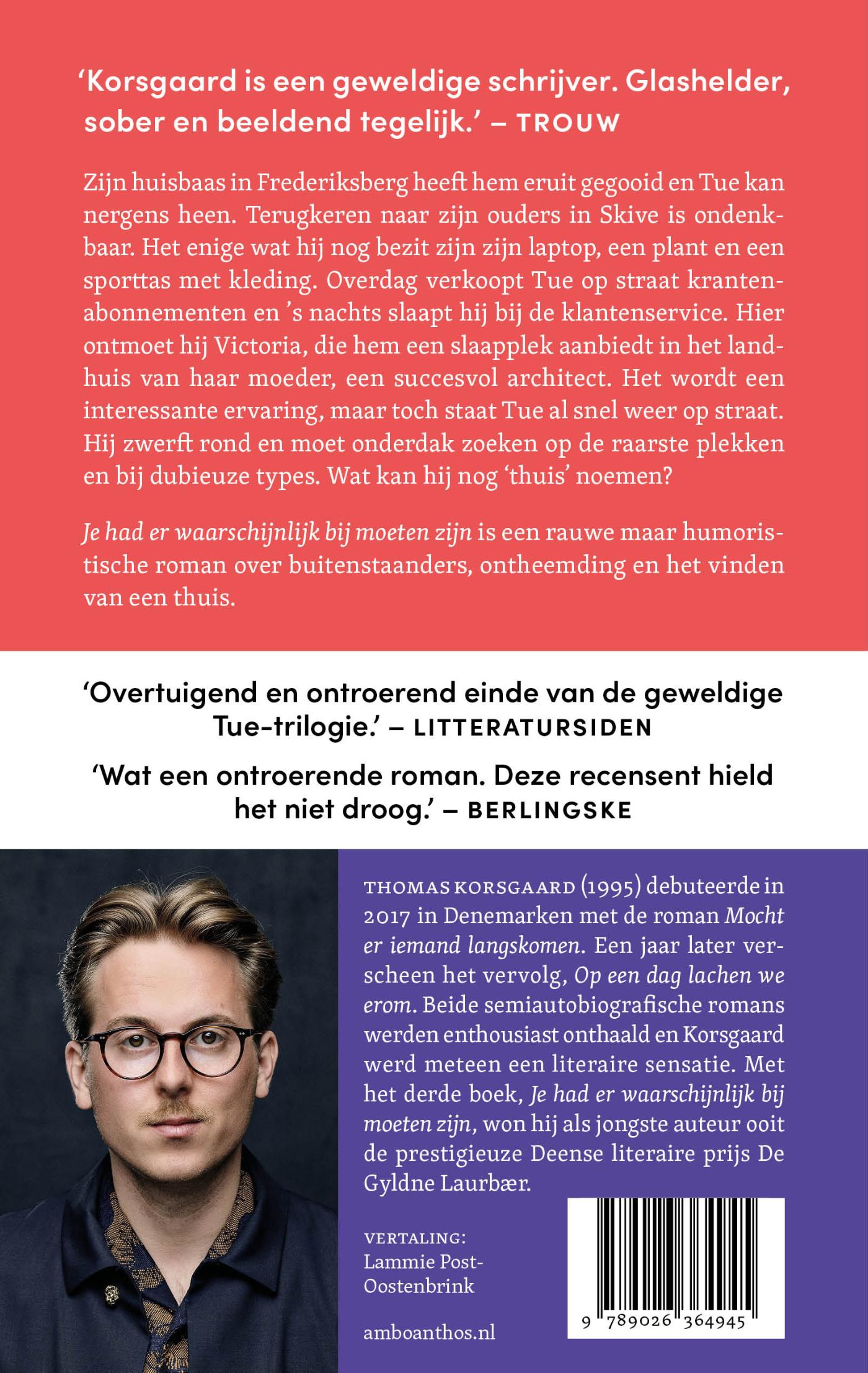 Achterkant van Je had er waarschijnlijk bij moeten zijn