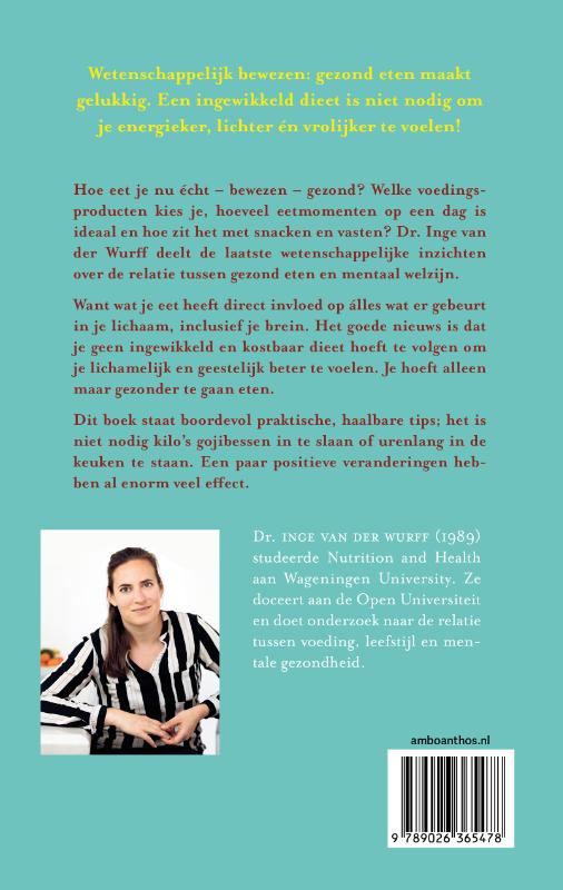 Achterkant van Eet jezelf gelukkig