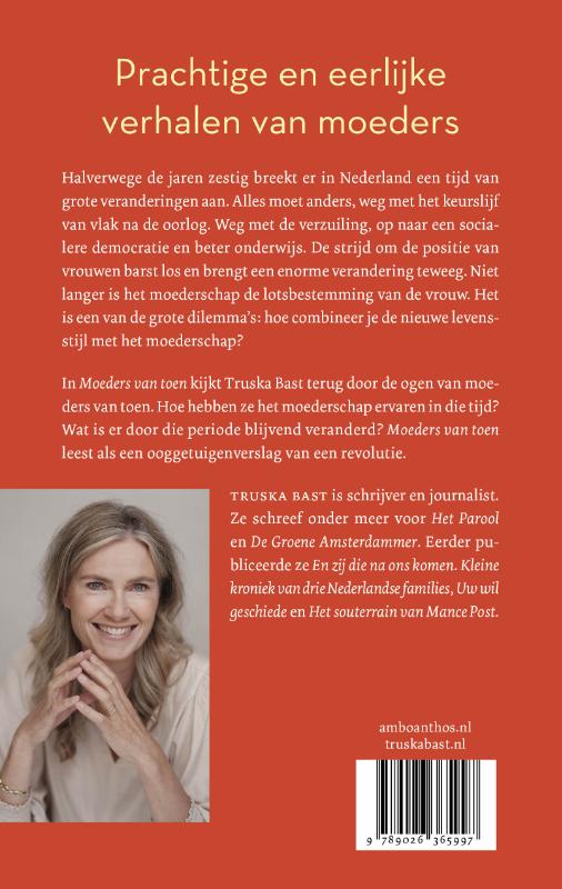 Achterkant van Moeders van toen