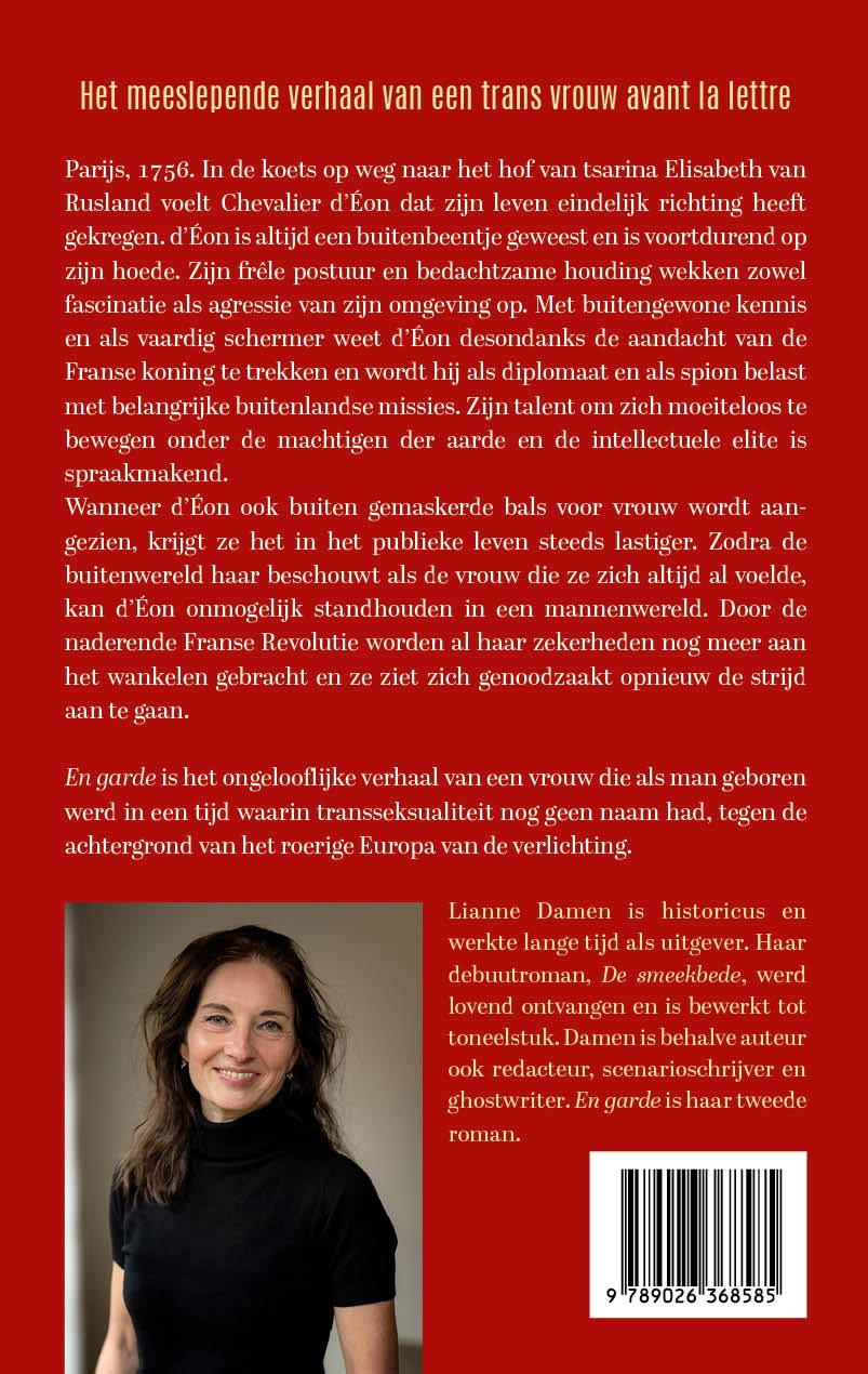 Achterkant van En garde