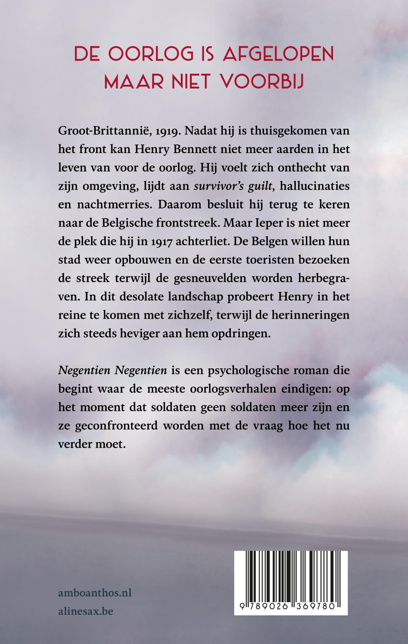 Achterkant van Negentien Negentien