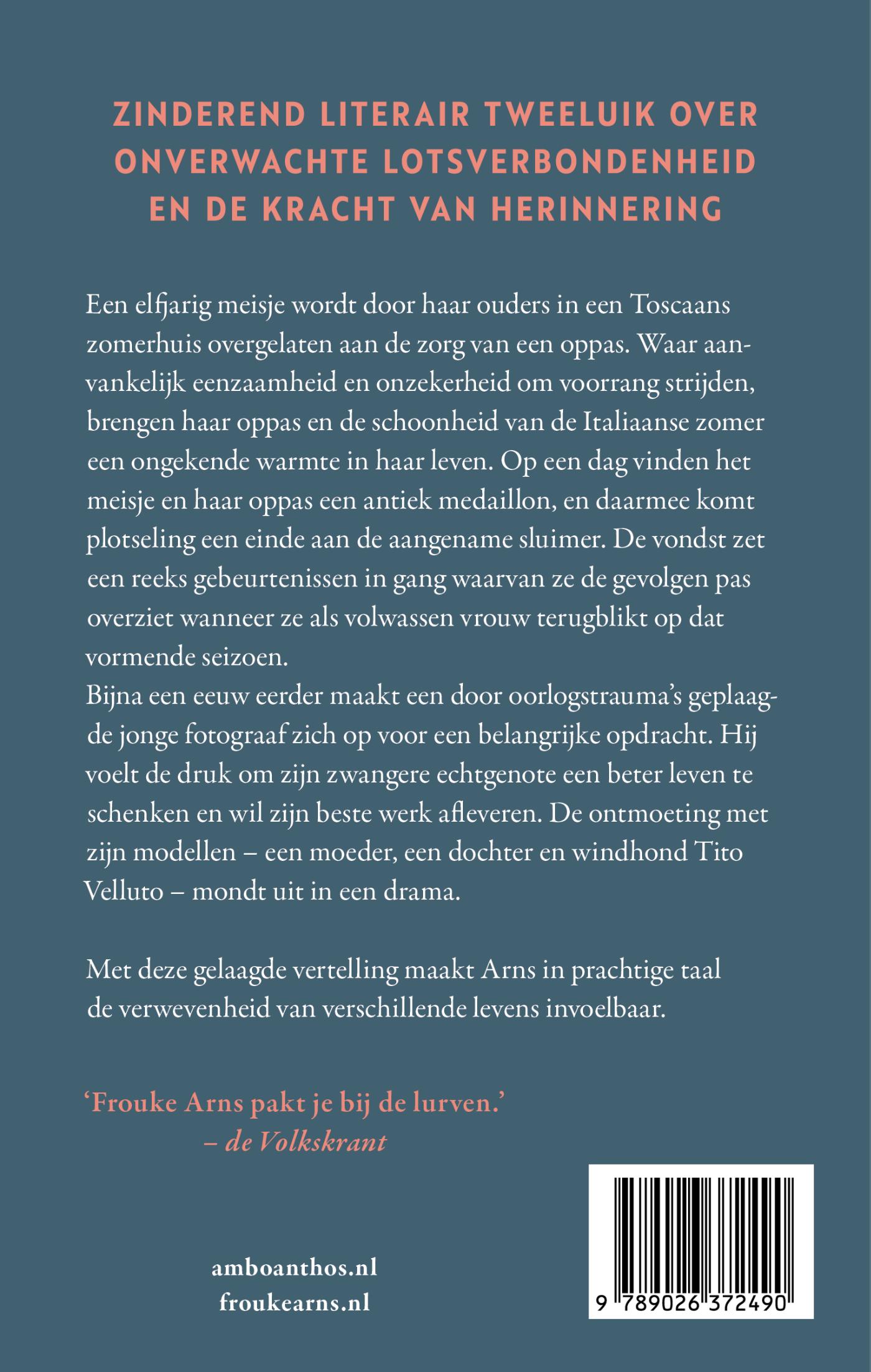 Achterkant van Rode zomer
