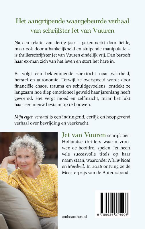 Achterkant van Mijn eigen verhaal