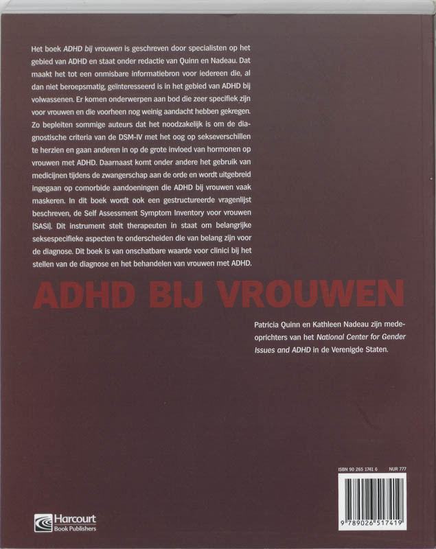 Achterkant van ADHD bij vrouwen