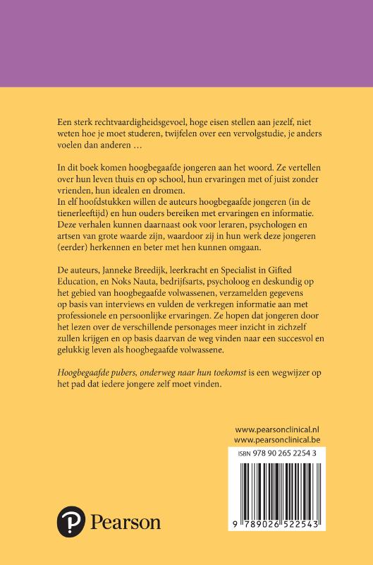 Achterkant van Hoogbegaafde pubers