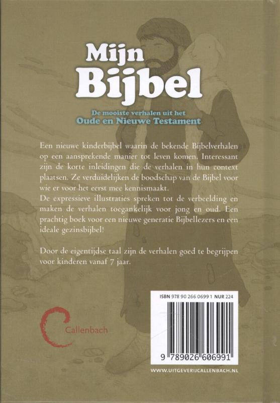 Achterkant van Mijn bijbel