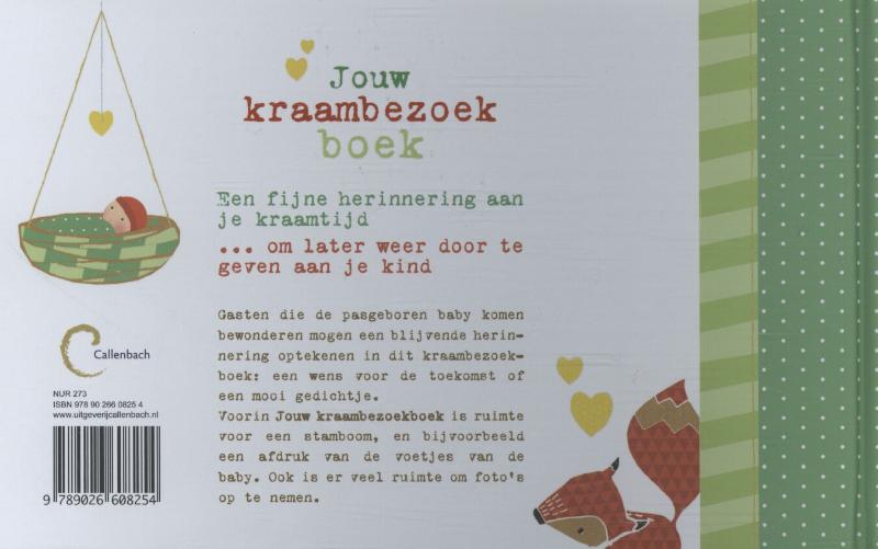 Achterkant van Jouw kraambezoekboek