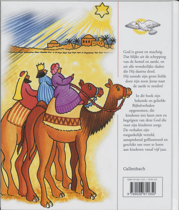 Achterkant van Verhalen uit de bijbel om voor te lezen