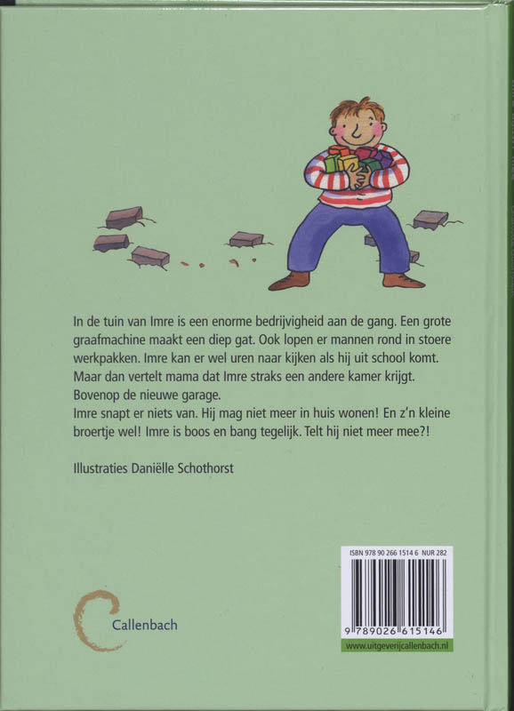 Achterkant van Imre bouwt mee