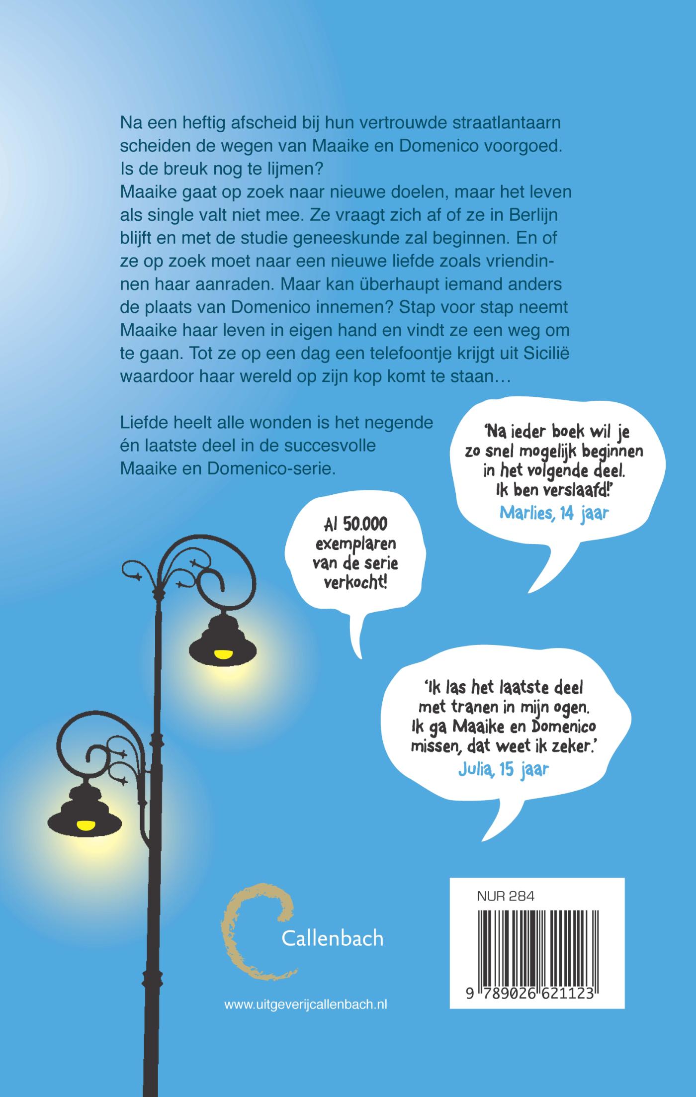 Achterkant van Liefde heelt alle wonden