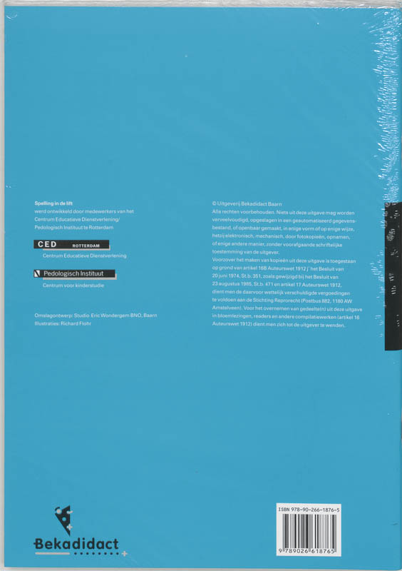 Achterkant van Werkboek niveau 7