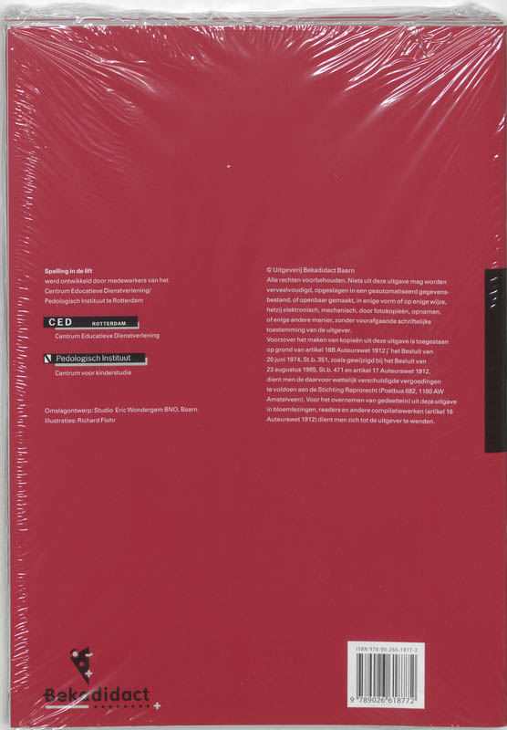 Achterkant van Werkboek niveau 8