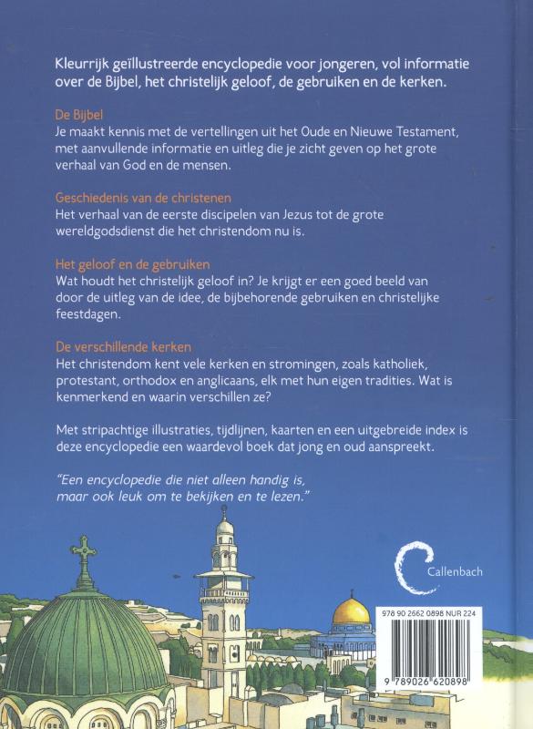 Achterkant van Encyclopedie van de Bijbel en het christendom
