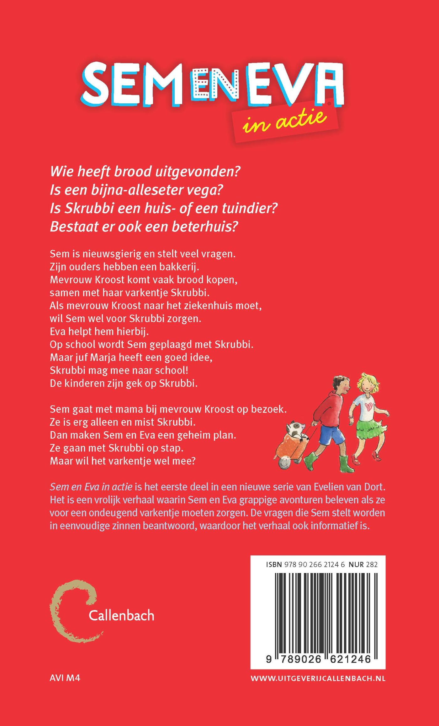 Achterkant van Sem en Eva in actie