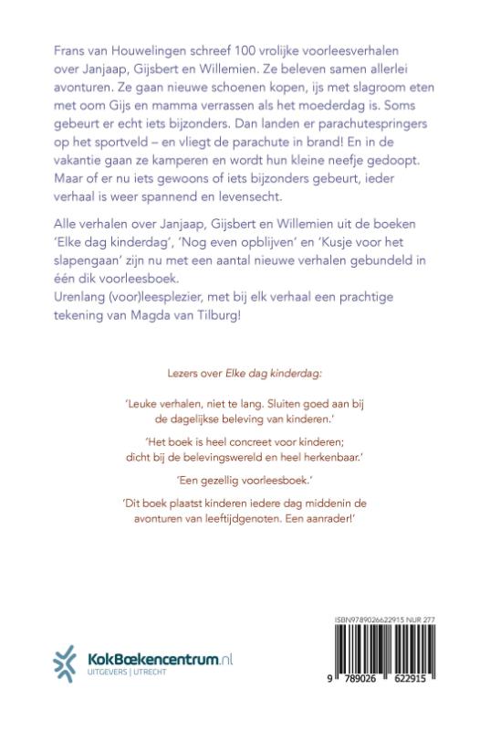 Achterkant van Elke dag kinderdag