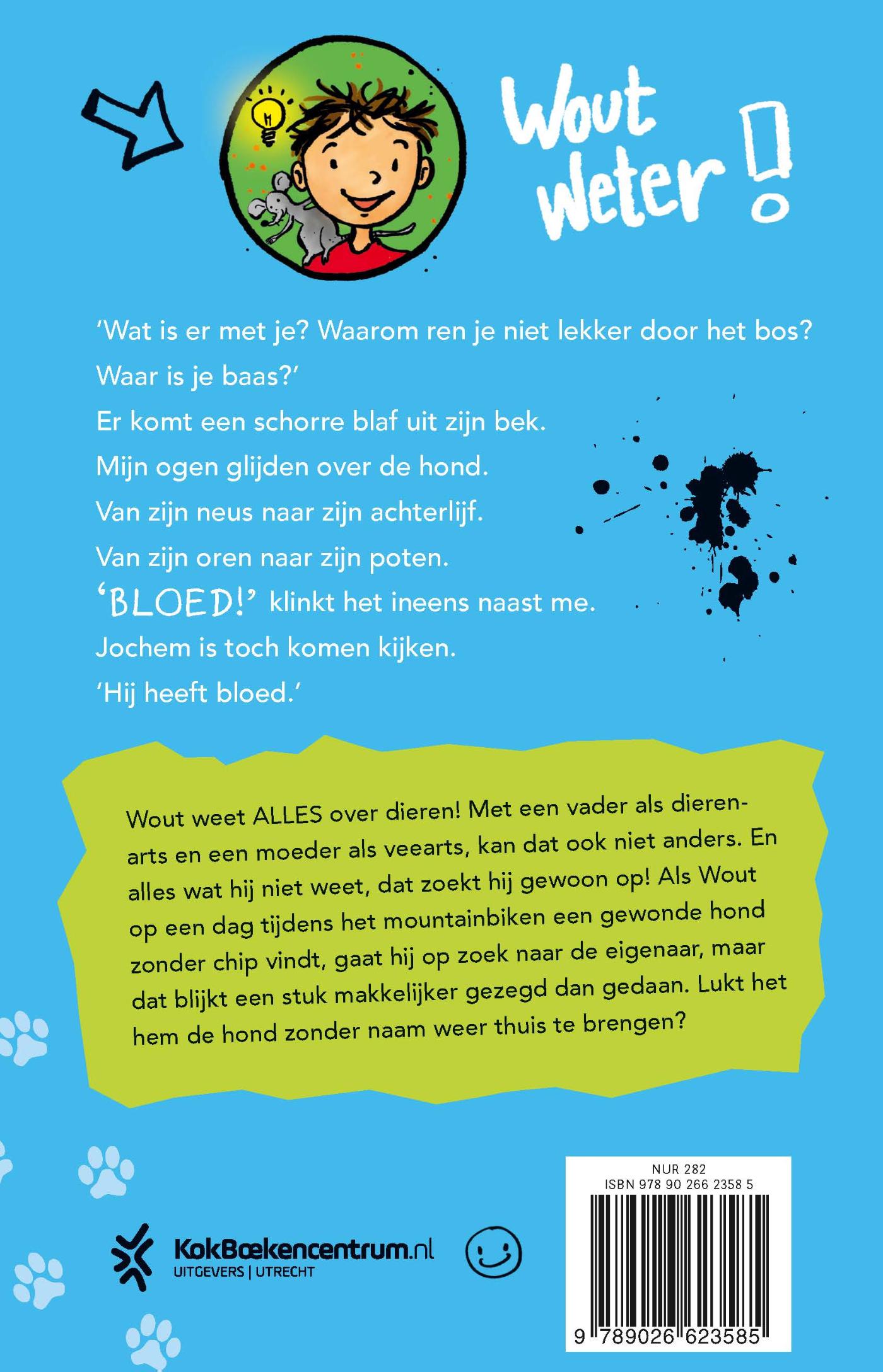 Achterkant van Wout Weter en de hond zonder naam