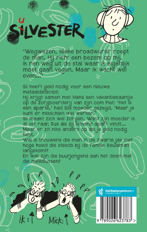 Achterkant van Silvester en de knallende melkbusbende