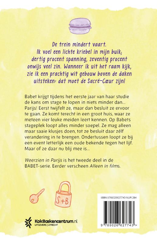 Achterkant van Weerzien in Parijs