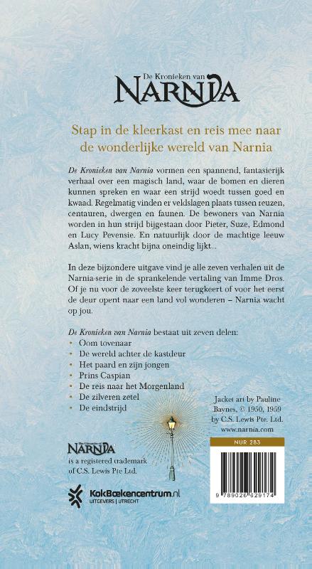 Achterkant van De Kronieken van Narnia