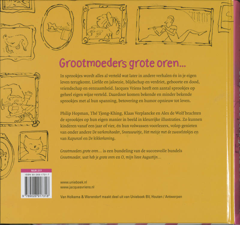 Achterkant van Grootmoeders grote oren...