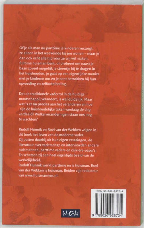 Achterkant van Huismannen, parttime vaders en carriere-papa's