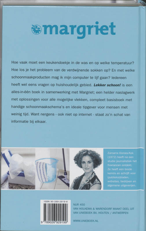 Achterkant van Lekker schoon