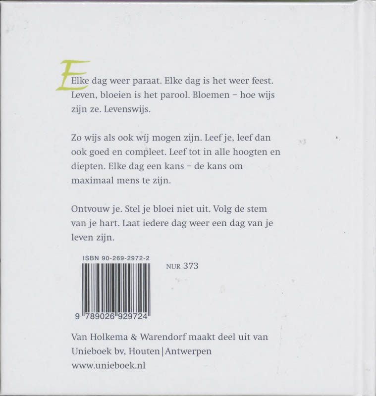 Achterkant van Liefde maakt mooi